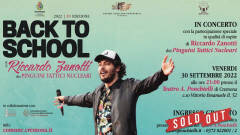  Sold out per il concerto conclusivo di Back to School con Riccardo Zanotti