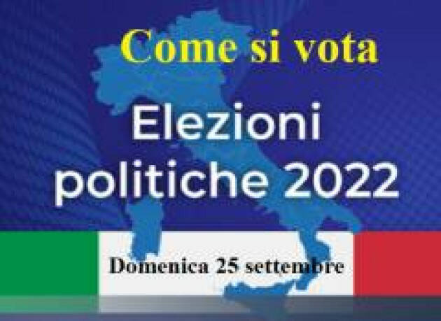 #elezioni 25 settembre 22 Dalla Prefettura di Cremona i fac simili per Camera e Senato 
