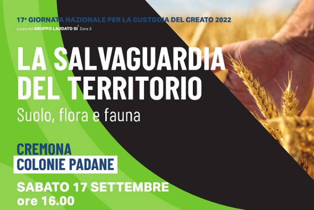 LaudatoSI Cremona Incontro nella della Giornata nazionale per la Custodia del Creato.