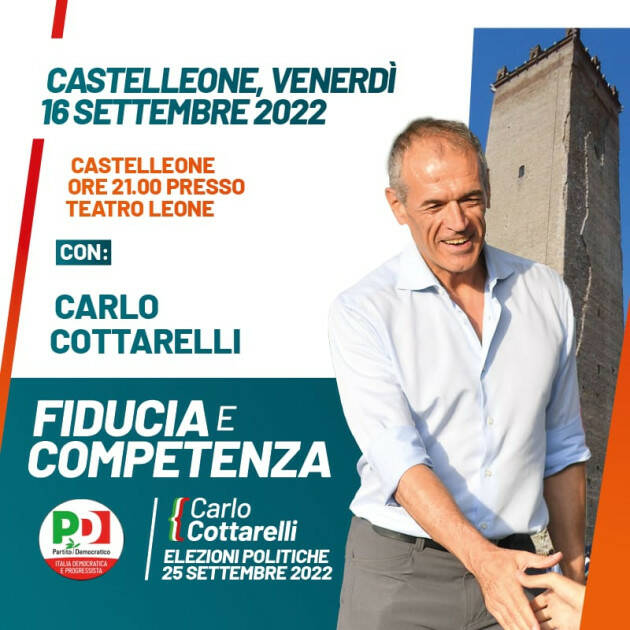 #elezioni22 Cottarelli (Pd) continua il suo tour di incontro sul cremasco