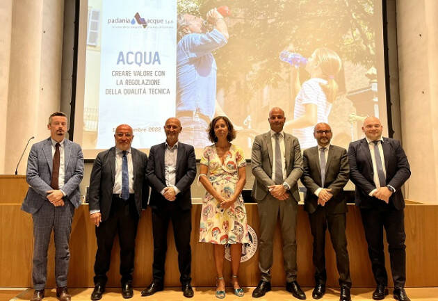 Acqua: creare valore con la regolazione della qualità tecnica.  Padania Acque