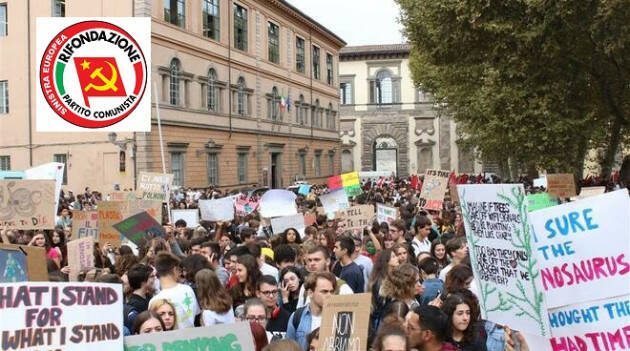 RIFONDAZIONE: ADERIAMO ALLO SCIOPERO GLOBALE PER IL CLIMA del 23 settembre