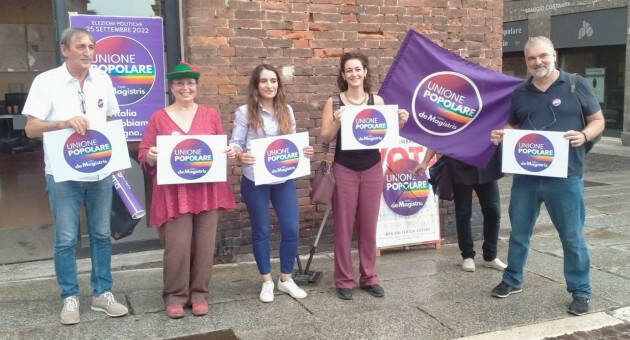 #elezioni22 Presentati candidati di Unione Popolare de Magistris a Cremona.