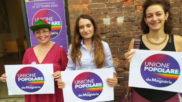 #elezioni22 Presentati candidati di Unione Popolare de Magistris a Cremona.