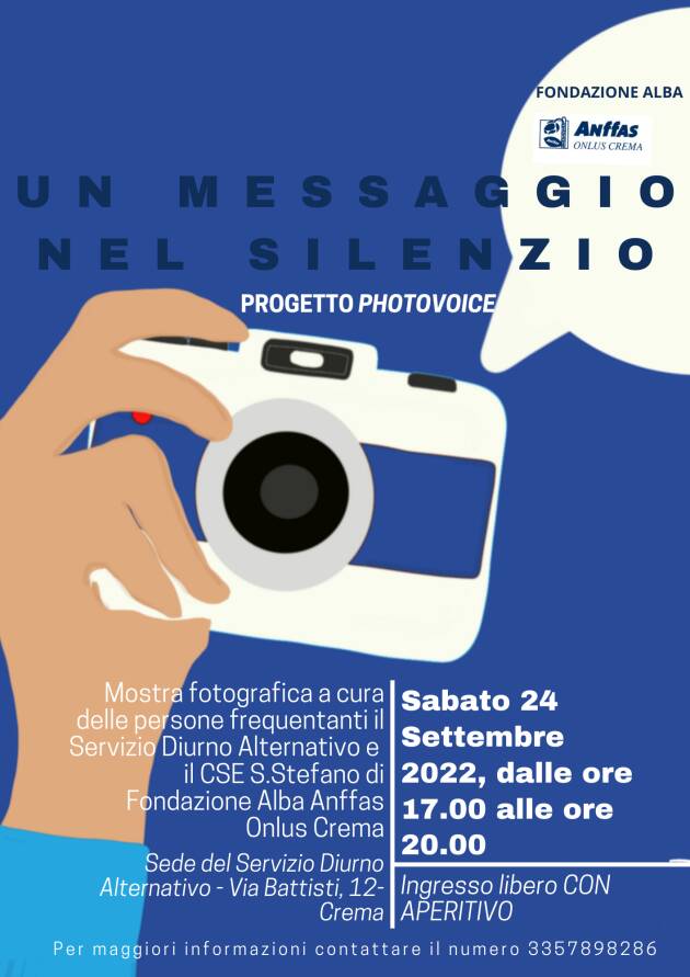 CREMA: ‘Un messaggio nel silenzio’, la mostra di Anffas racconta le emozioni