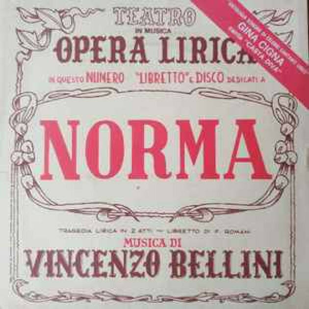 (CR) NORMA DI V. BELLINI INAUGURA LA STAGIONE D'OPERA DEL TEATRO PONCHIELLI