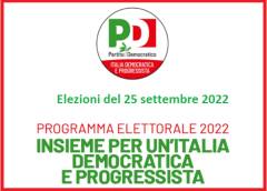 #elezioni22 Il programma completo del PD per elezioni 25 settembre