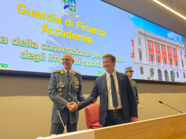 BERGAMO: COMUNE E ACCADEMIA DELLA GUARDIA DI FINANZA FIRMANO LA CONVENZIONE