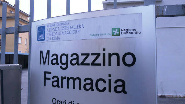 Magazzino farmaceutico Asst Crema Esposto alla Corte dei Conti da Degli Angeli(M5S)