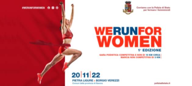 Corriamo con la Polizia di Stato per fermare i femminicidi