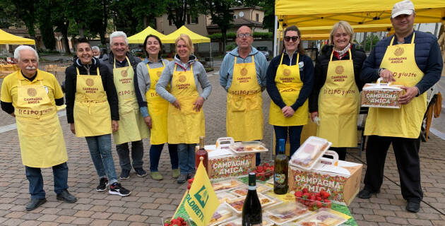 In piazza Rinascimento, dalle 8 alle 12 Campagna Amica domenica a Sospiro