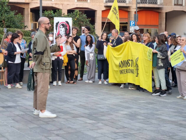 Cremona  Partecipato Presidio solidale con le donne iraniane [video]