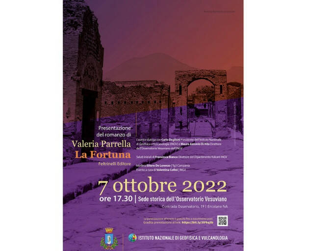 L’INGV presenta ''La Fortuna'' di Valeria Parrella