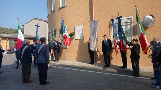 Anpi Cremona A Pozzaglio  commemorazione del Partigiano Luigi Ruggeri'Carmen.
