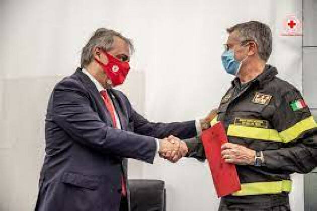 Protocollo d’intesa tra Vigili del Fuoco di Cremona e la Croce Rossa Italiana