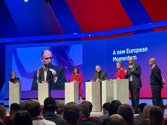 Enrico Letta (Pd) al congresso socialisti a Berlino: Via il diritto di veto in Europa