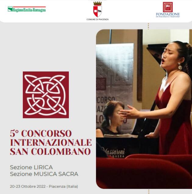 Al via la quinta edizione del concorso internazionale San Colombano