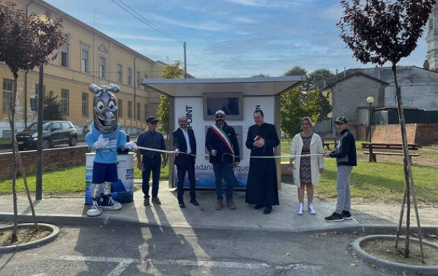 Paderno Ponchielli, Padania Acque:Inaugurata la casa dell’acqua Fonte El Mulìin