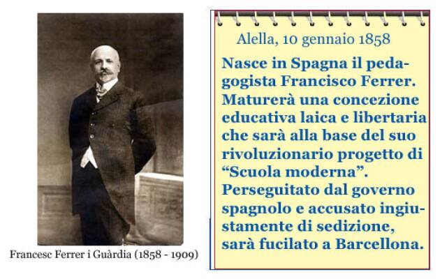 Casalmaggiore La Via Colombo ritorni ad essere intitolata a Francisco Ferrer| G.Azzoni.
