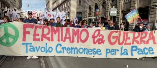 La Tavola della Pace  di Cremona in 200 il 5 novembre a Roma per il cessate il fuoco