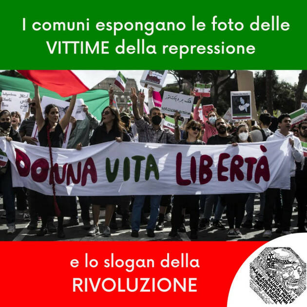 IL COMUNE DI CREMONA ESPONGA LE FOTO DELLE VITTIME DELLA REPRESSIONE in IRAN