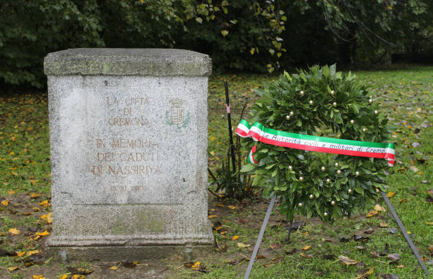 Cerimonia di commemorazione al parco Caduti di Nassiriya - 12 novembre a Cremona