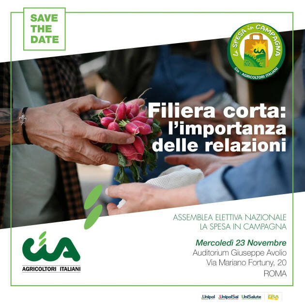 OGGI a Roma l’Assemblea elettiva della Spesa in Campagna-Cia