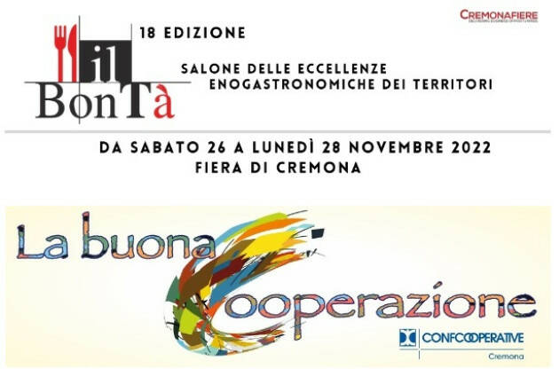 Al BonTà a Cremona dal 26 al 28 novembre GENUINITÀ, SOSTENIBILITÀ ECOLOGICA..