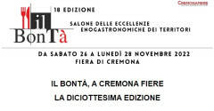 CremonaFiere Il Bontà è partito Sarà aperto dal 26 al 28 novembre