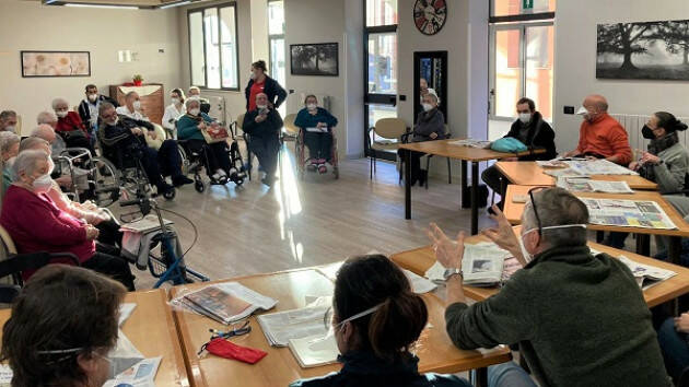 ASST CR IL GRUPPO ‘HAPPY NEWS’ INCONTRA GLI OSPITI DELLA FONDAZIONE GERMANI