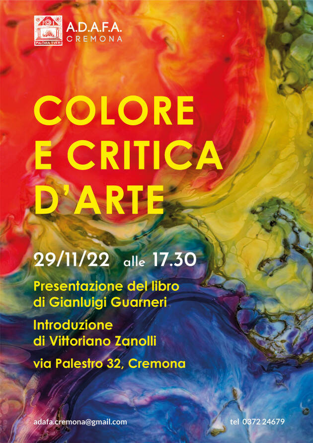 CREMONA 'Colore e Critica d’Arte' Gianluigi Guarneri