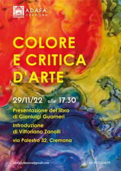 CREMONA 'Colore e Critica d’Arte' Gianluigi Guarneri