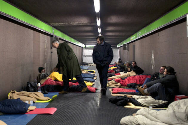 Al via ieri sera a Milano il piano anti-freddo per i clochard