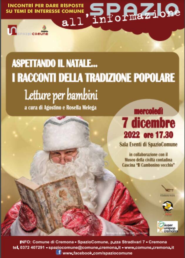 CREMONA:  07/12/2022 – ASPETTANDO IL NATALE...