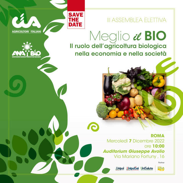 A Roma il 7 dicembre l’Assemblea elettiva di Anabio-Cia