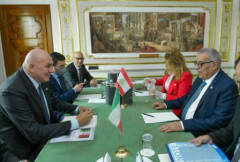 Crosetto incontra il Ministro libanese Abdallah Bou Habib