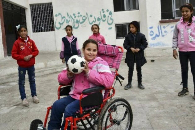 Siria: l'Italia dona 1 milione di euro all’Unicef per i bambini con disabilità