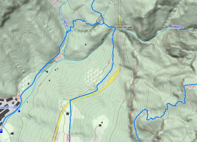 Divieto di transito sui sentieri 920, 922 e 23 in territorio comunale di Lecco