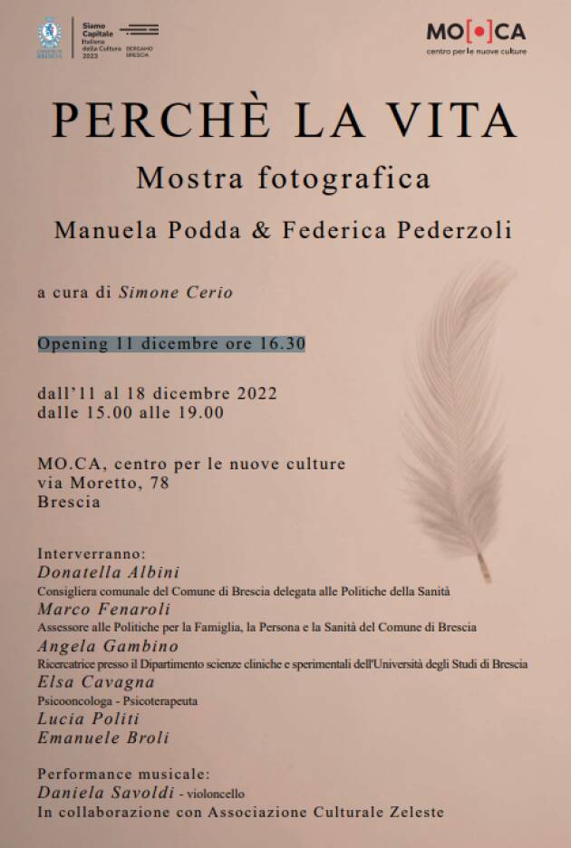 BRESCIA: PERCHÈ LA VITA Mostra fotografica