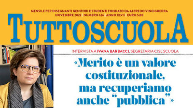 Ivana Barbacci (Cisl Scuola) Per la scuola un rilancio che superi le logiche emergenziali