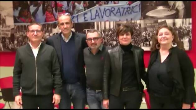 (CR) Elena Curci (Cgil)  Paolo Soncini (Uil) Le ragioni dello sciopero 16 dicembre '22 contro la manovra Meloni (Video)