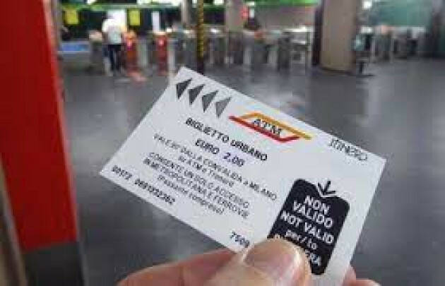 MILANO: DAL 9 GENNAIO AUMENTA IL BIGLIETTO ATM , NO PER GLI ABBONAMENTI