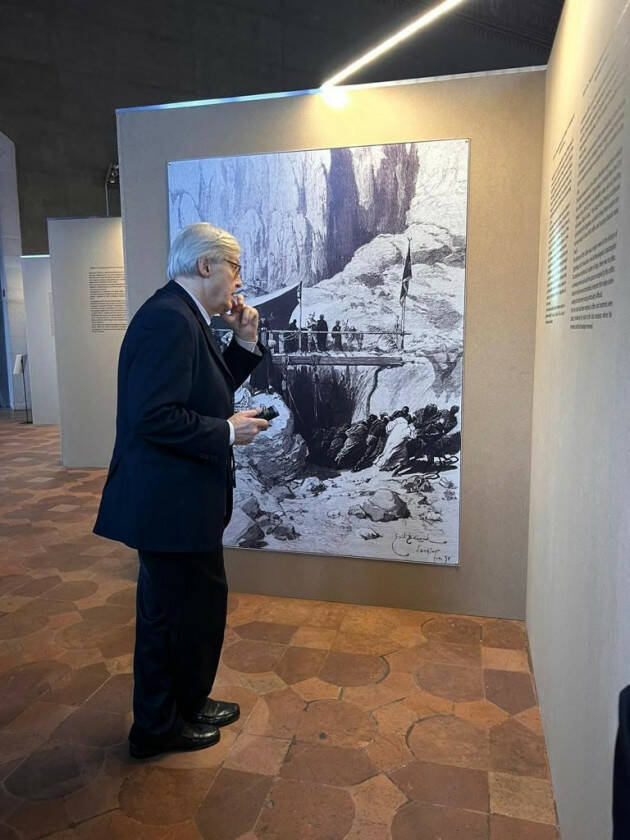 Piacenza: Vittorio Sgarbi in visita alla mostra 'Egitto Svelato'