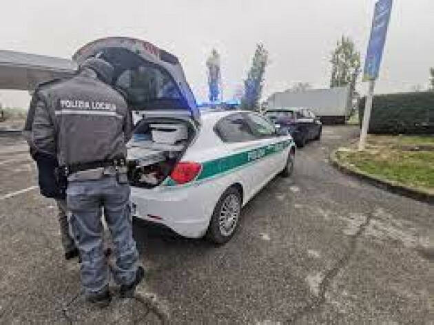 Una vettura contromano in Tangenziale sud  di Piacenza