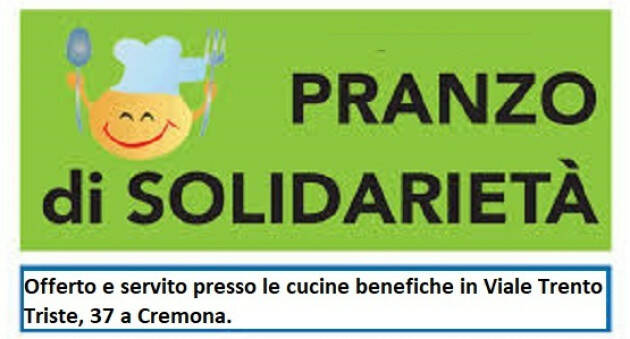 Cremona PRANZO DELLA SOLIDARIETÀ