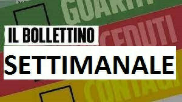 Bollettino COVID19 dal 09 al 15 DIC 2022: 174.652 Nuovi casi - 719 Morti