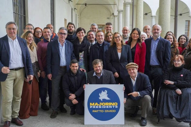 C.Miraglio, E.Canidio, M.Masseroni e V.Loffi nella lista civica di Majorino di Cremona.