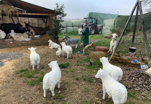 (CR) Presepe contadino in Cascina Piacentini a Olmeneta, tantissimi visitatori