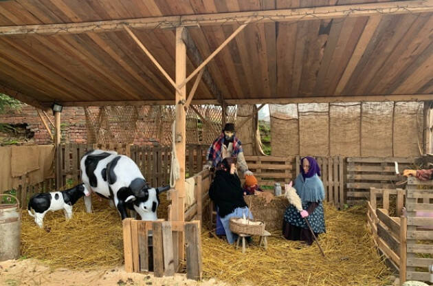 (CR) Presepe contadino in Cascina Piacentini a Olmeneta, tantissimi visitatori