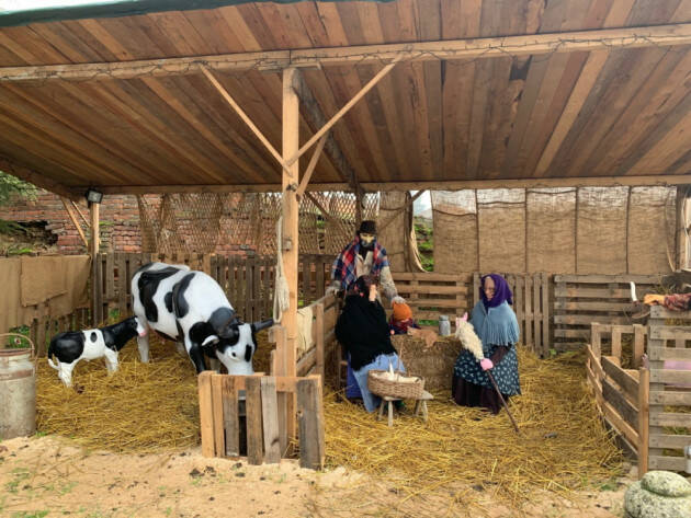 (CR) Presepe contadino in Cascina Piacentini a Olmeneta, tantissimi visitatori